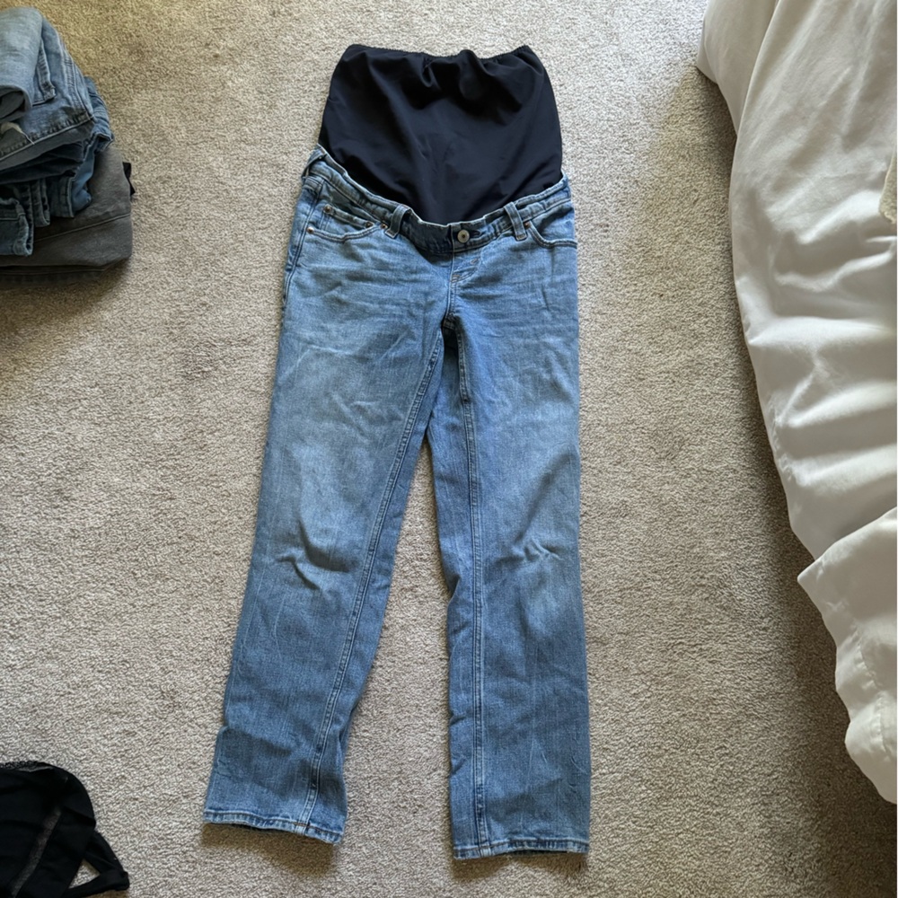 Abercrombie maternity ankle jeans size 24